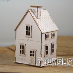 5534 tekturka 3D w kształcie domku Scrapiniec