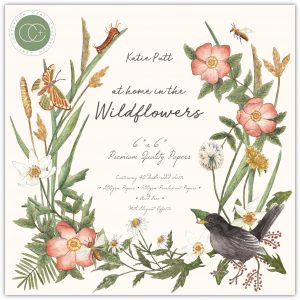 CCPPAD018B zestaw papierów Wildflowers Craft Consortium